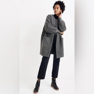 Madewell Bonded Sherpa Cocoon Coat NWT